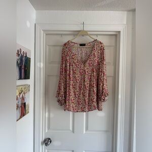 Cynthia Rowley Blouse, Size 1X, Floral